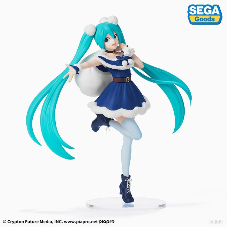 Hatsune Miku Christmas 2020 Blue Ver. Super Premium Figure online for sale in South Africa