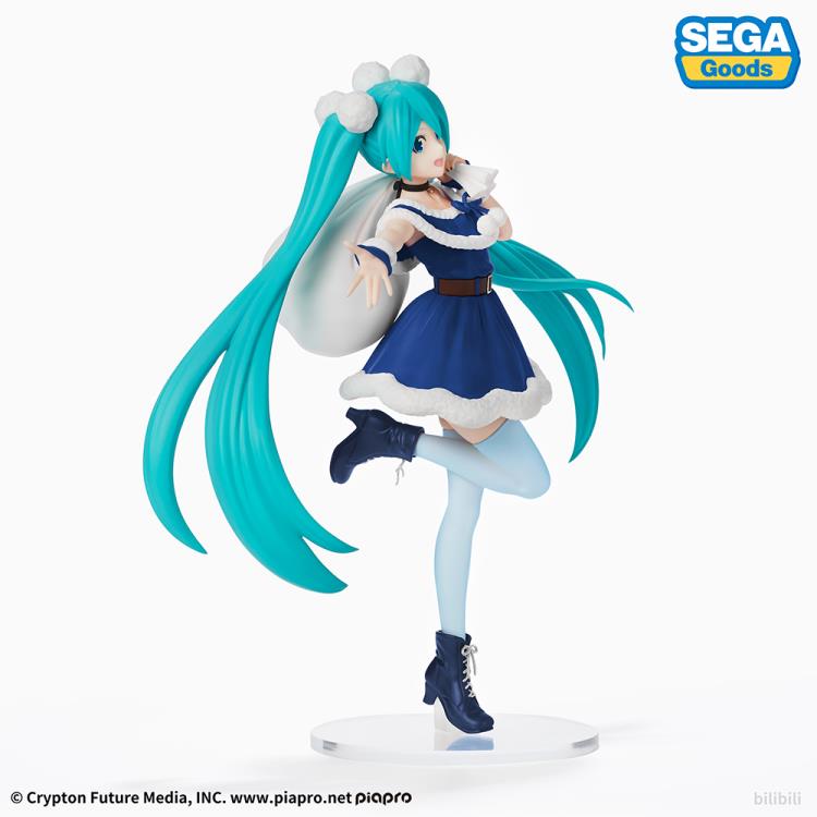 Hatsune Miku Christmas 2020 Blue Ver. Super Premium Figure online for sale in South Africa